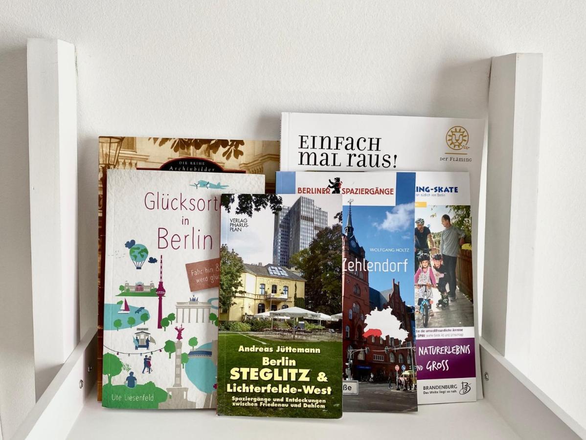 Modernes Apartment, Terrasse Und Garten Am Lilienthalpark Im Suedwesten Berlins Eksteriør billede